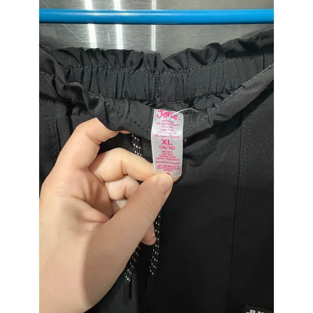 $5/15*Last Chance Item* Justice Sport Black Track Pants - XL (16/18)